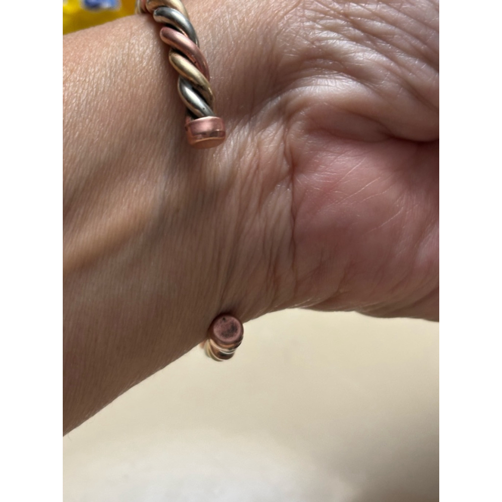Bracelet One Size Multicolor silver bronze, and copper - Picture 2 of 3